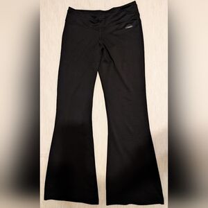 LIKE NEW! *Y2k!* Adidas(M), Women's Flare Athletic/ Yoga/Track Suit Pants- Black